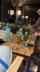 Evening social gathering captured in Burgas, Bulgaria