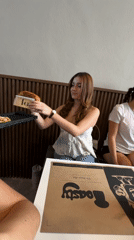 Diners gather at restaurant in San Bernardino Tlaxcalancingo