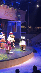 Kung Fu Panda stage show at Bellis Deluxe Hotel, Serik