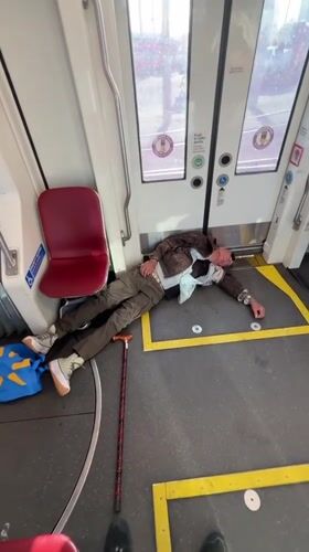 Person found unconscious on San Diego train car floor