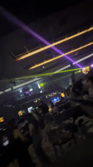 Nightclub crowds gather in Zlatograd during early morning hours