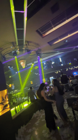 Nightclub crowds gather in Zlatograd during early morning hours