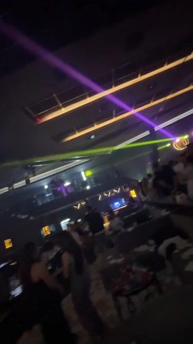 Nightclub crowds gather in Zlatograd during early morning hours