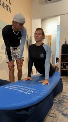 Surfers gather indoors in Kuta during late night session