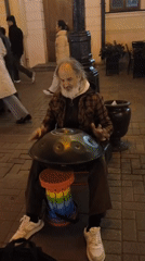 Street musicians perform across Moscow pedestrian areas Saturday evening
