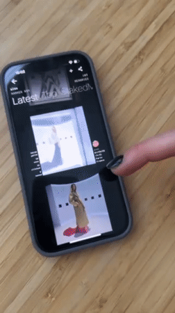 Fashion content creator documents promotional work in Kent