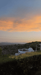 Sunset evening at a Jávea villa overlooking the Mediterranean