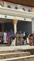 Religious reenactment draws crowds in Lafia courtyard