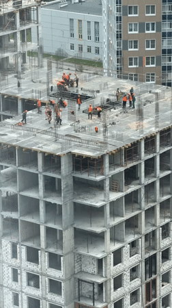 Rooftop cranes, urban aerials, and a few household odds and ends