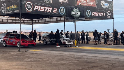 Drag racing at Pista 1, Arica, Chile