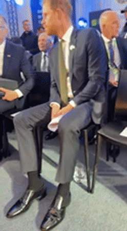 Prince Harry attends formal event in Kyiv, Ukraine