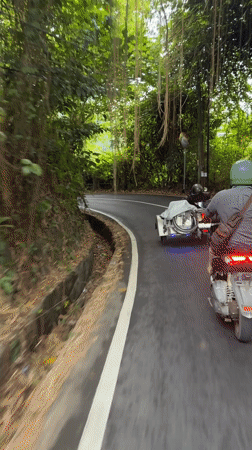 Scooter with wheelchair-equipped sidecar spotted in Ubud