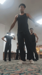Dance rehearsal and street wandering in Porlamar, Venezuela
