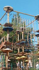 Family amusement park day in Izhevsk with rides and zoo