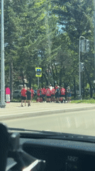 Sunny day life captured across Birobidzhan's parks and promenades