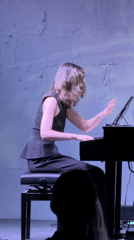 Evening scenes captured in Khimki: piano performance, street moments