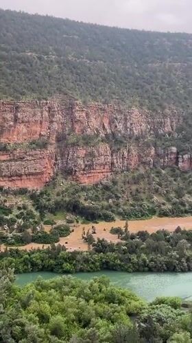 Witnesses capture scenic Bin El Ouidane canyon views, Morocco