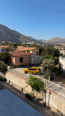 Morning life unfolds in two Italian coastal towns