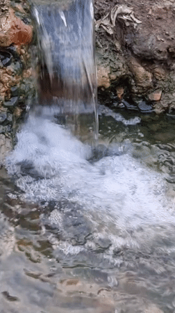 Afternoon at a thermal water complex in Berehove, Ukraine