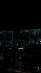 Evening cityscape viewing captured in Sochi, Russia