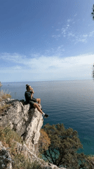 Casual afternoon activities captured along Montenegro's Adriatic coastline