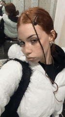 Selfie session in Buenos Aires hallway