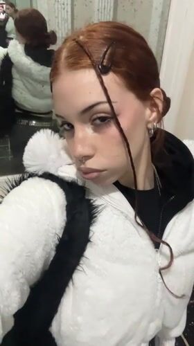 Selfie session in Buenos Aires hallway