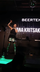 Performance and selfie moments documented at shared location