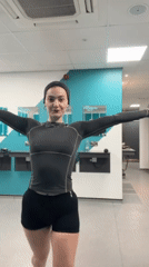 Woman completes workout session at Salford gym facility