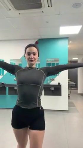 Woman completes workout session at Salford gym facility