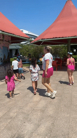 Summer resort day in Aksu, Turkey — pools, activities, and selfies