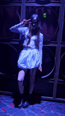 Nightclub scene captured in Nha Trang with colorful lighting