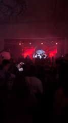 Moscow nightclub scenes documented during evening entertainment event