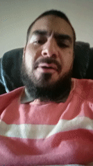Man in striped sweater filmed relaxing at Guarenas home