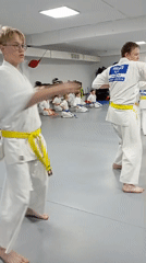 Karate class and folk crafts documented in 34-minute span