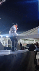 Outdoor variety show entertains crowds in Ciudad Guayana, Venezuela