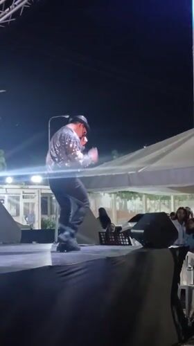 Outdoor variety show entertains crowds in Ciudad Guayana, Venezuela