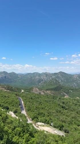 Scenic views and roadside gathering documented in Bukovik, Montenegro