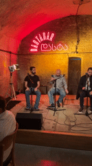Live music performances captured at Tbilisi basement venue