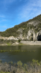 Scenic river valley documented in Asparuhovo, Bulgaria