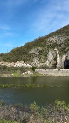 Scenic river valley documented in Asparuhovo, Bulgaria