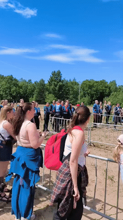 Obstacle course race in full swing in Sertolovo, Russia