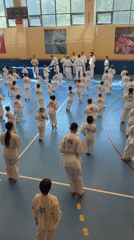 Karate training session held in Yekaterinburg gymnasium