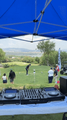 Golf event with DJ entertainment held in Amanali, Mexico