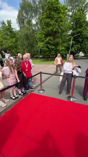 Community art festival with red carpet event in Veliky Novgorod