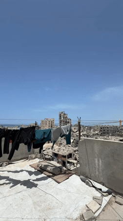Witnesses document widespread destruction across Gaza City amid continuing daily life