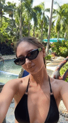 Sunny selfie moment at a Nha Trang beach spot