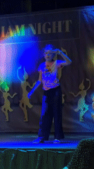 Girl performs dance at 'SIAM NIGHT' cultural event in Turkey