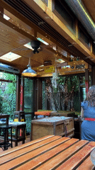 Inside a cozy, eclectic bar in Sofia, Bulgaria