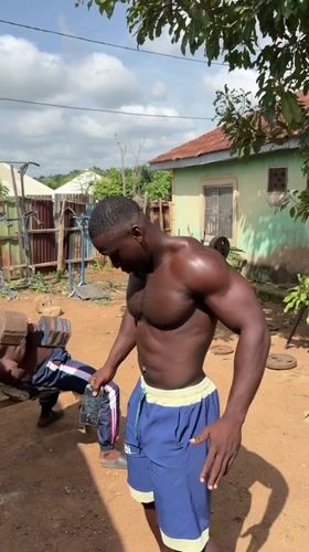 Outdoor gym workout session documented in Akwanga, Nigeria